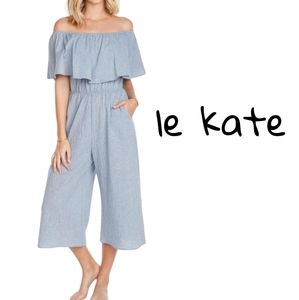le Kate Off-Shoulder Jumpsuit